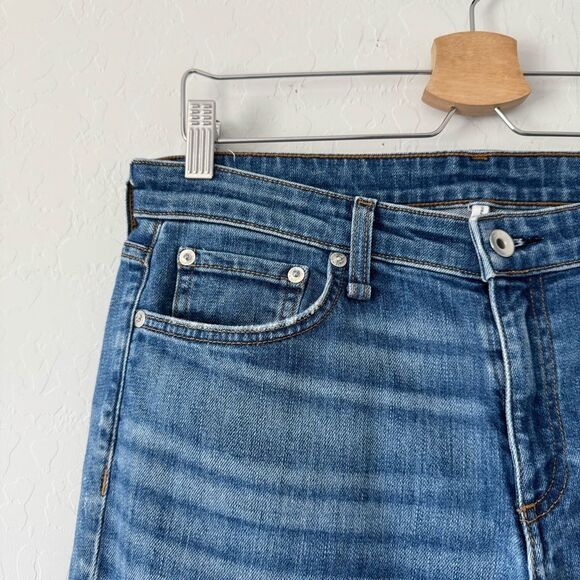 RAG & BONE Dre Low Rise Ankle Slim Boyfriend Jeans in Balboa Wash Size 27 - Picture 6 of 9